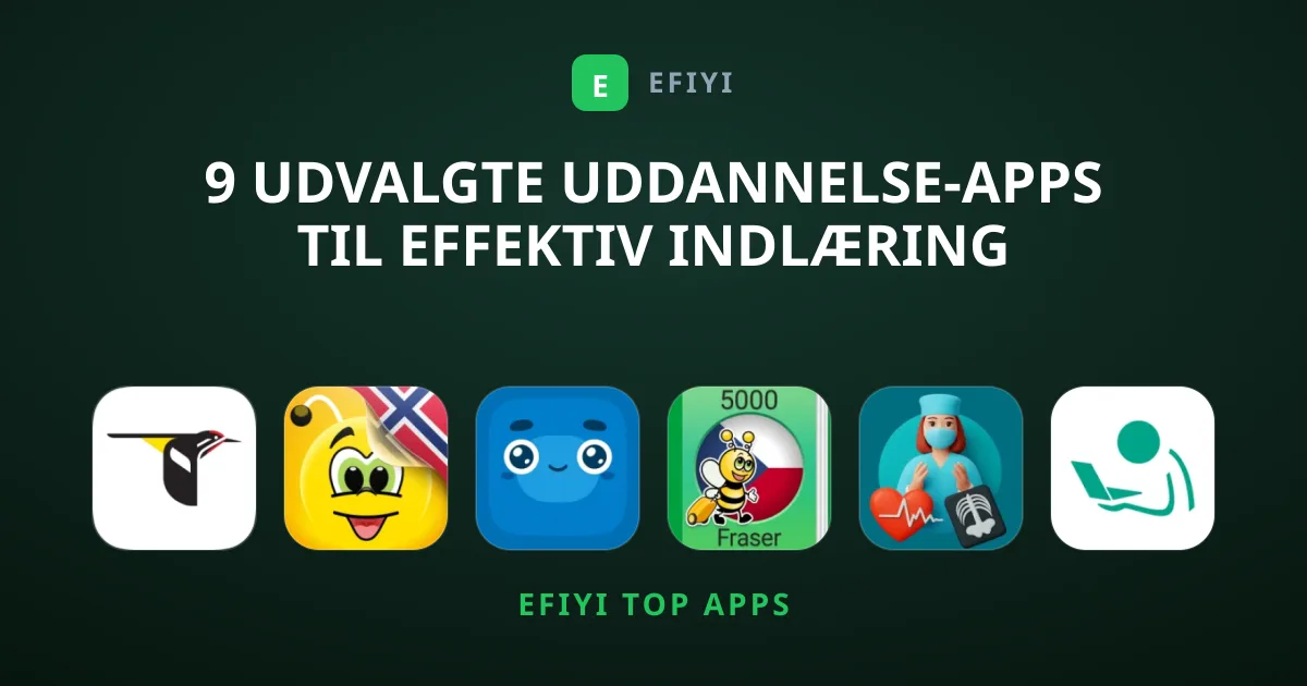 9 Udvalgte Uddannelse-apps til effektiv indlæring